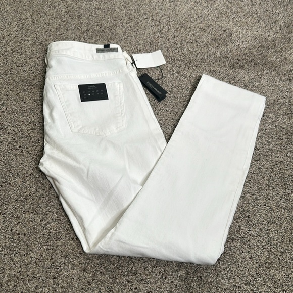 Citizens of humanity ARIELLE white med rise slim jeans size 28new - Picture 15 of 15
